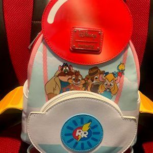Disney Parks 100 Decades Rescue Rangers Chip &Dale Loungefly Backpack Bag New
